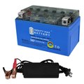Mighty Max Battery YTZ10S GEL Replaces Yamaha 350 YFM35R Raptor 13 With 12V 2Amp Charger MAX3839005